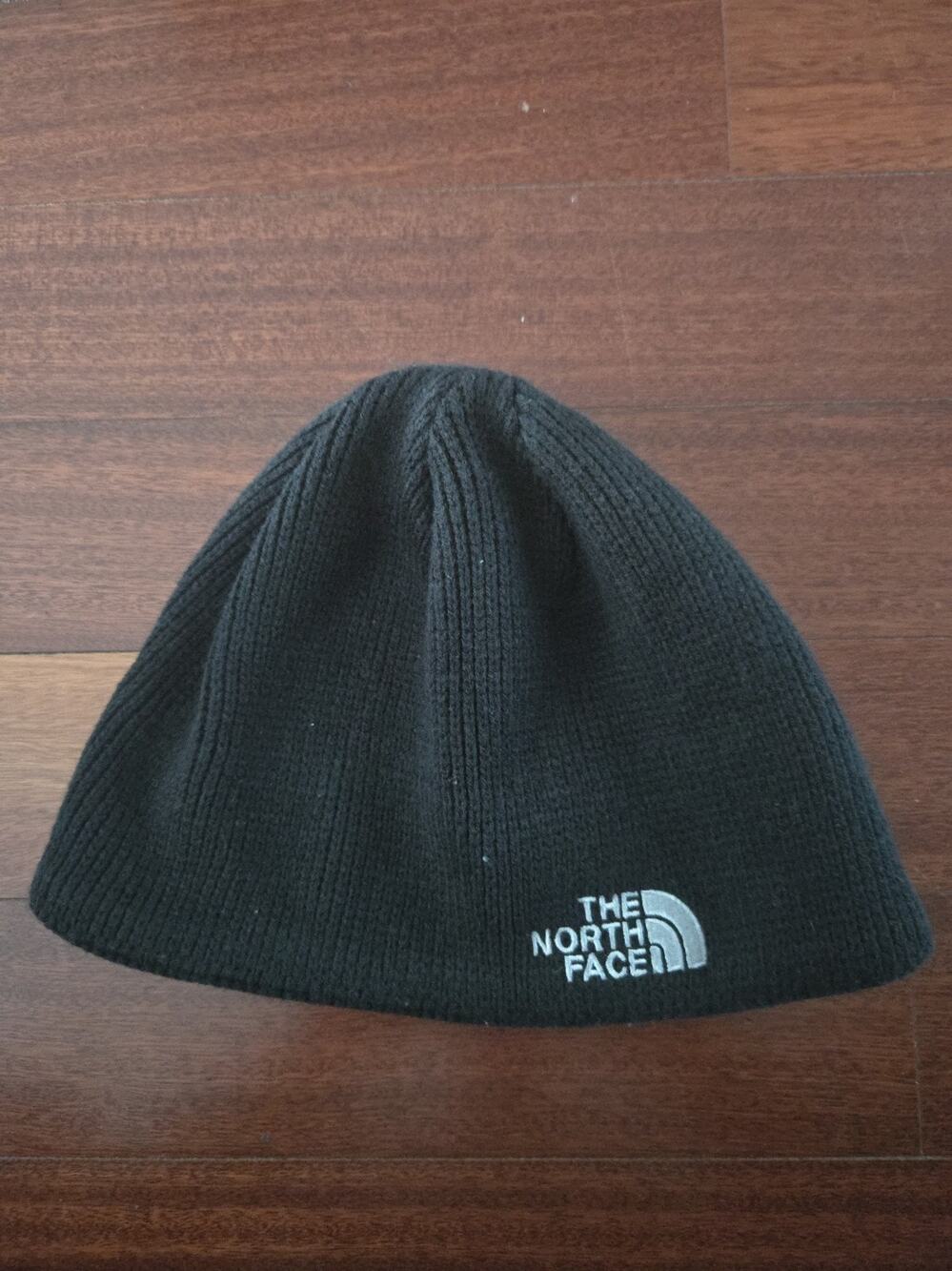 The North Face Beanie Hat Mens OS Black Fleece Lined Knit Winter